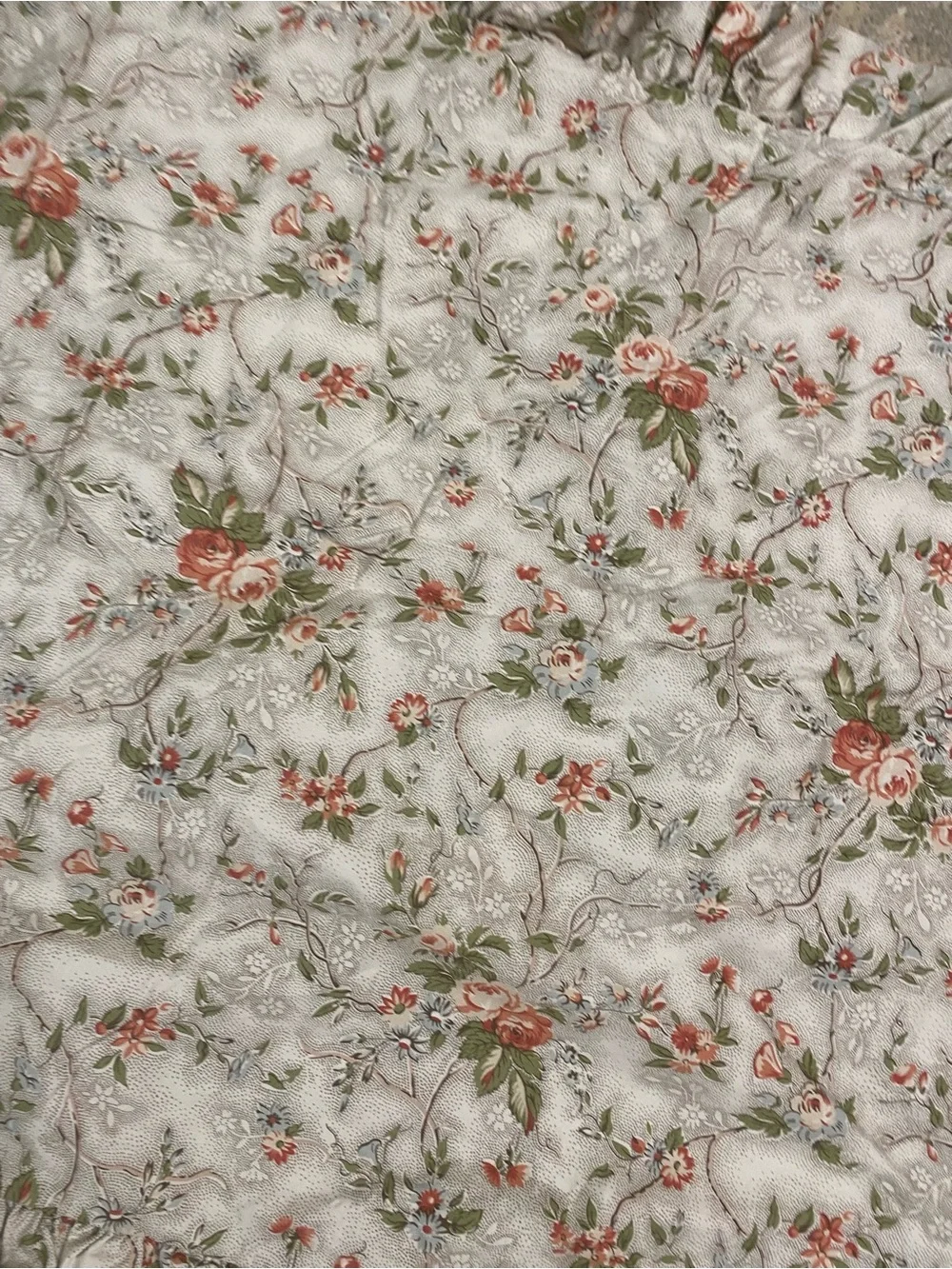 Vintage Rare Lauren Ralph Lauren Cole Brook Ruffled Floral Pillow King Shamsi
